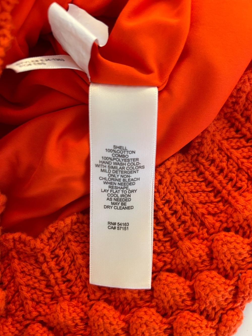 Eliza J Orange Knit Boho Summer Festival Indie Tank Sweater Midi Dress Size S - Picture 8 of 8